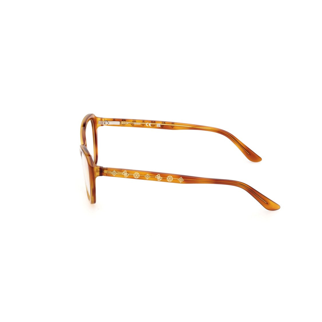 Guess Gu50115 52053 Classic Rectangular Tortoiseshell Frame Eyeglasses