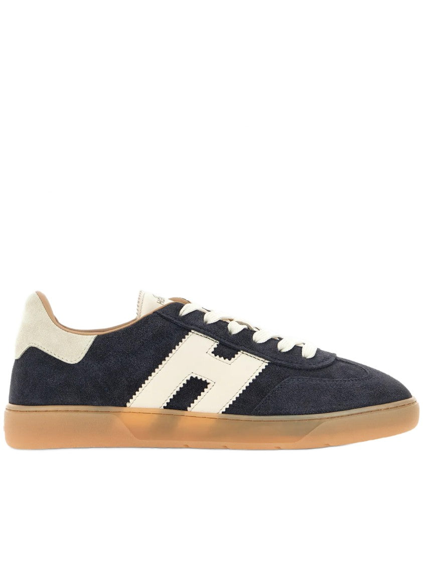 Hogan Low-Top Suede Sneakers With Contrasting Accents