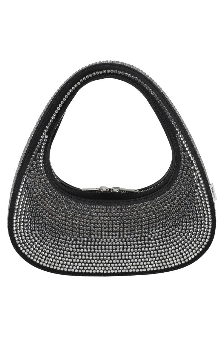 Coperni Crystal-Embellished Baguette Swipe Bag