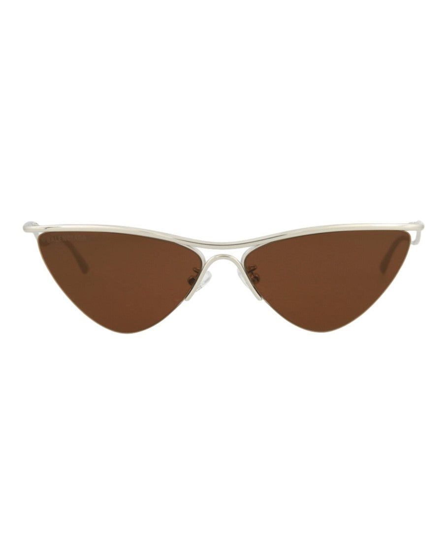 Balenciaga Cat Eye-Frame Metal Sunglasses