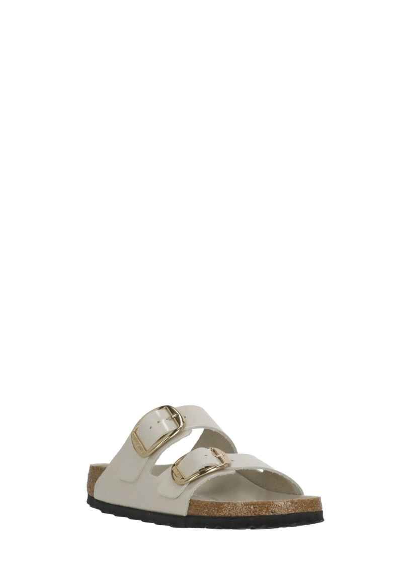 Birkenstock Beige Arizona Big Buckle Sandals