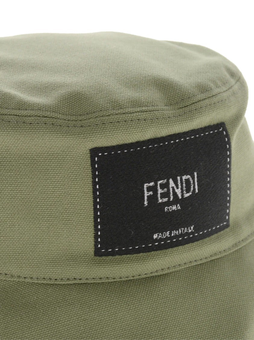 Fendi Logo Tag Bucket Hat