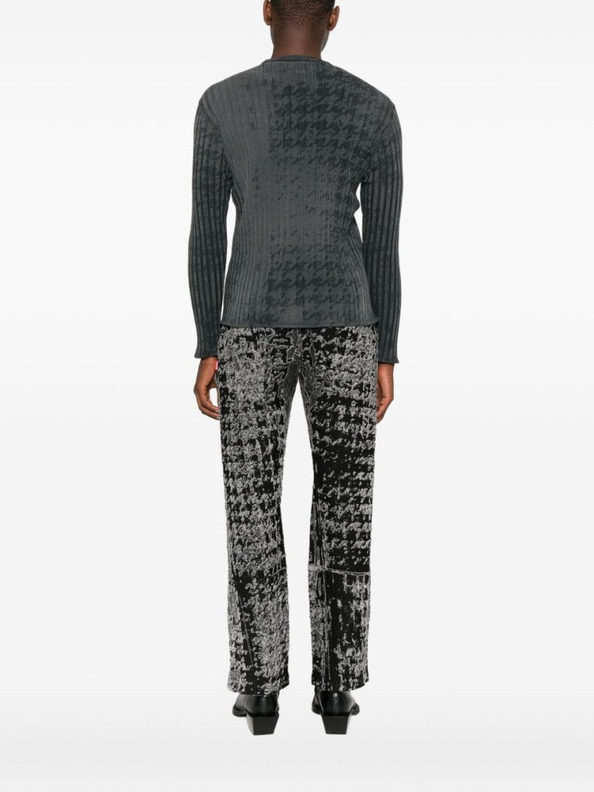 Diesel Ribbed Knit Long Sleeve Top