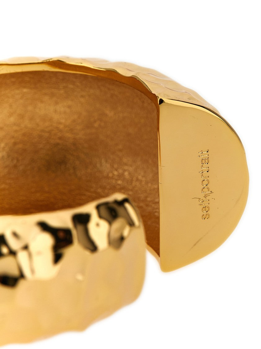 Self-Portrait 'Hammered Gold Cuff' Bracelet