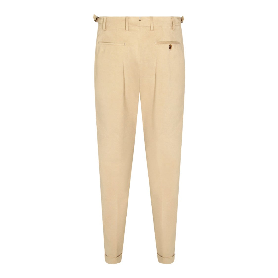 Berwich Tailored High-Waisted Pleated Cuffed-Hem Pants