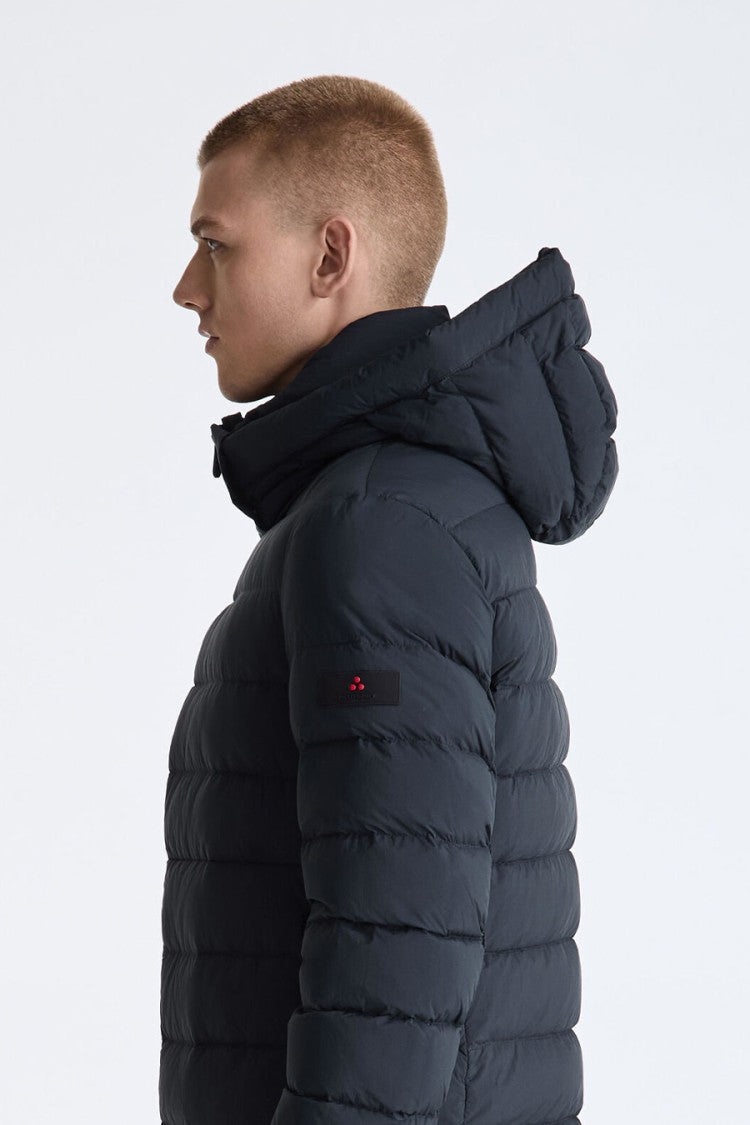 Peuterey Navy Hooded Down Puffer Jacket
