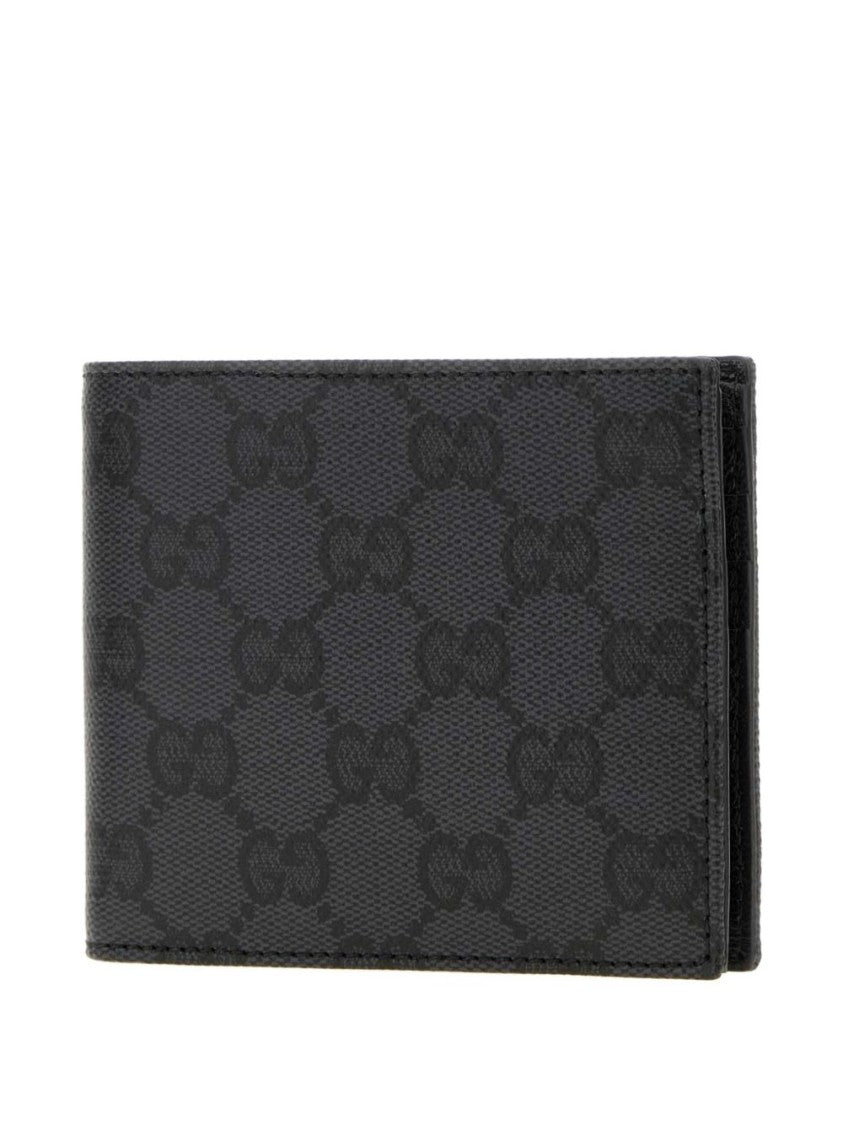 Gucci Interlocking Pattern Textured Fabric Wallet