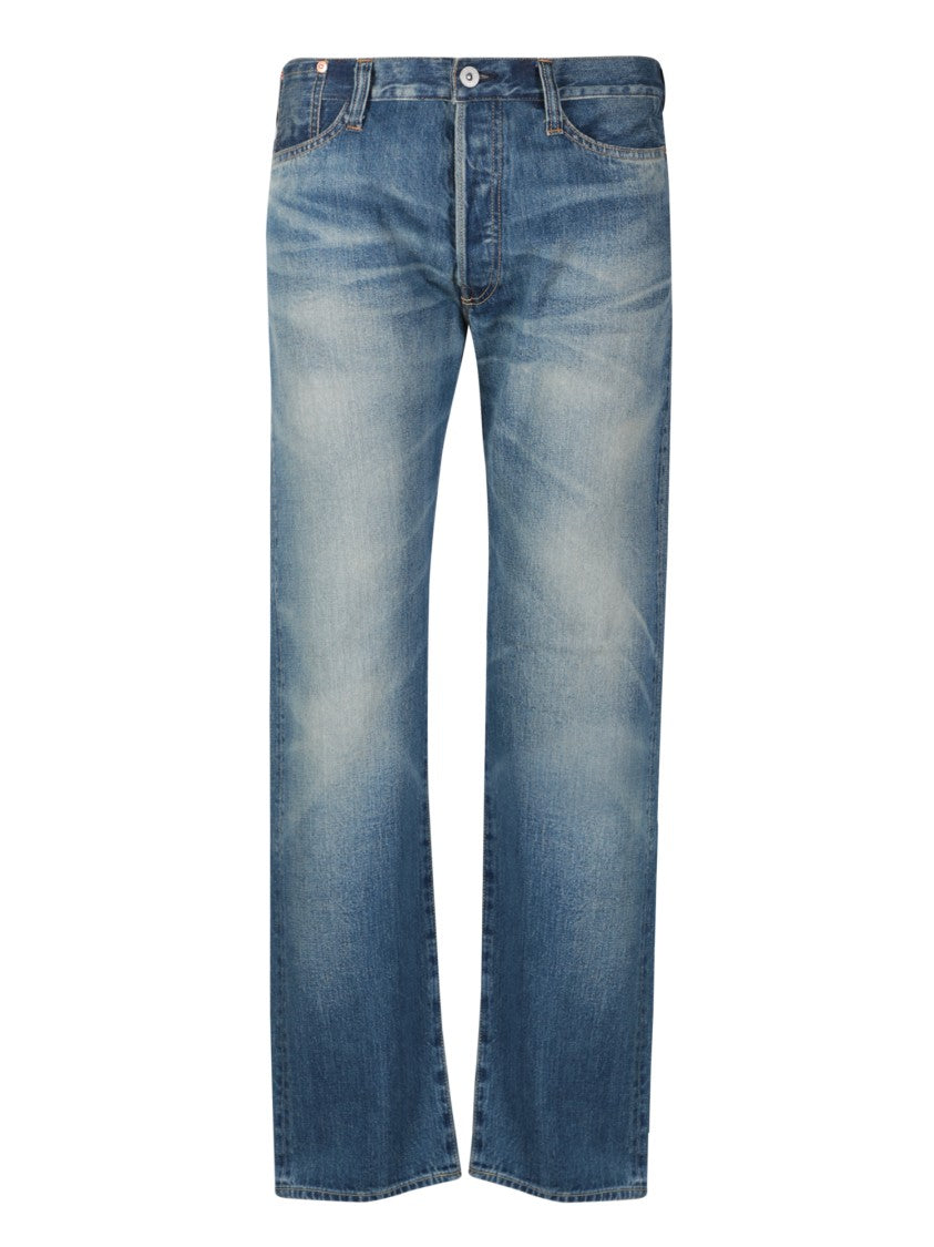Junya Watanabe Mid-Rise Classic Blue Jeans