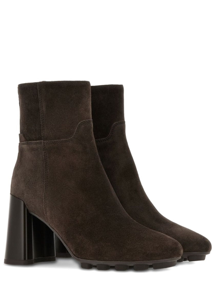 Hogan Black H695 Calfskin Boots