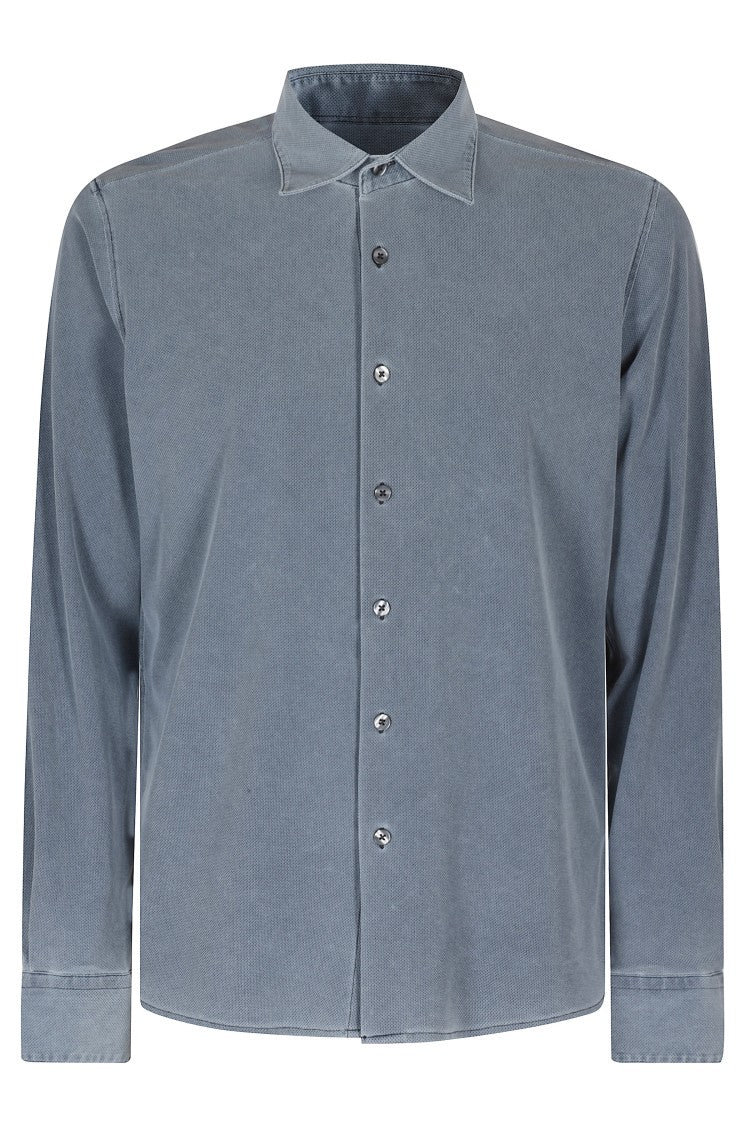 Rrd Techno Wash Pique Shirt - Blue