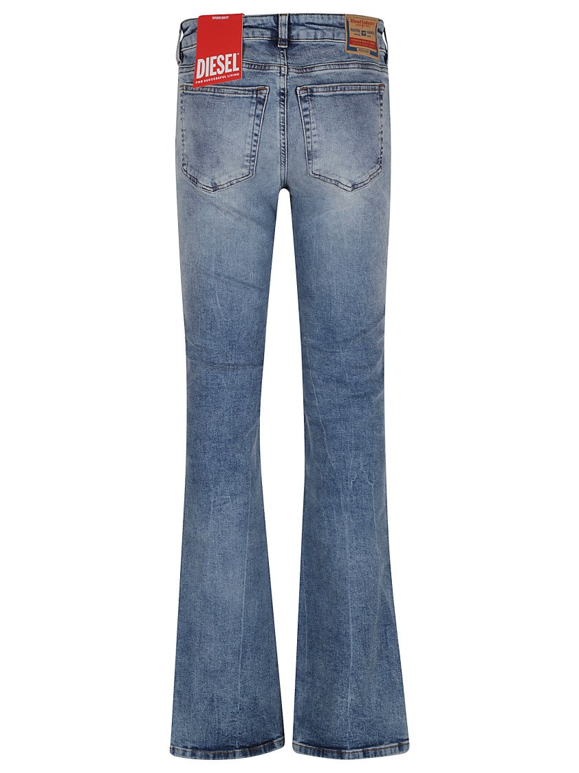 Diesel Vintage Wash Flared Light Blue Jeans