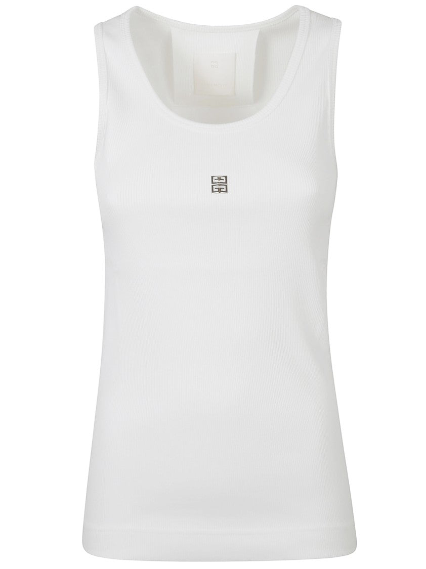 Givenchy Fitted Sleeveless Top With Ribbed Texture