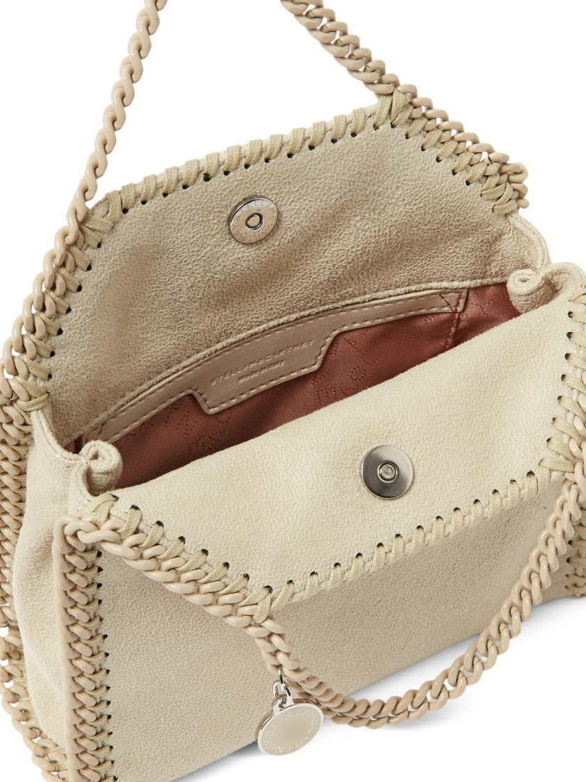 Stella Mccartney Braided Trimmed Tiny Shoulder Bag With Detachable Chain Strap