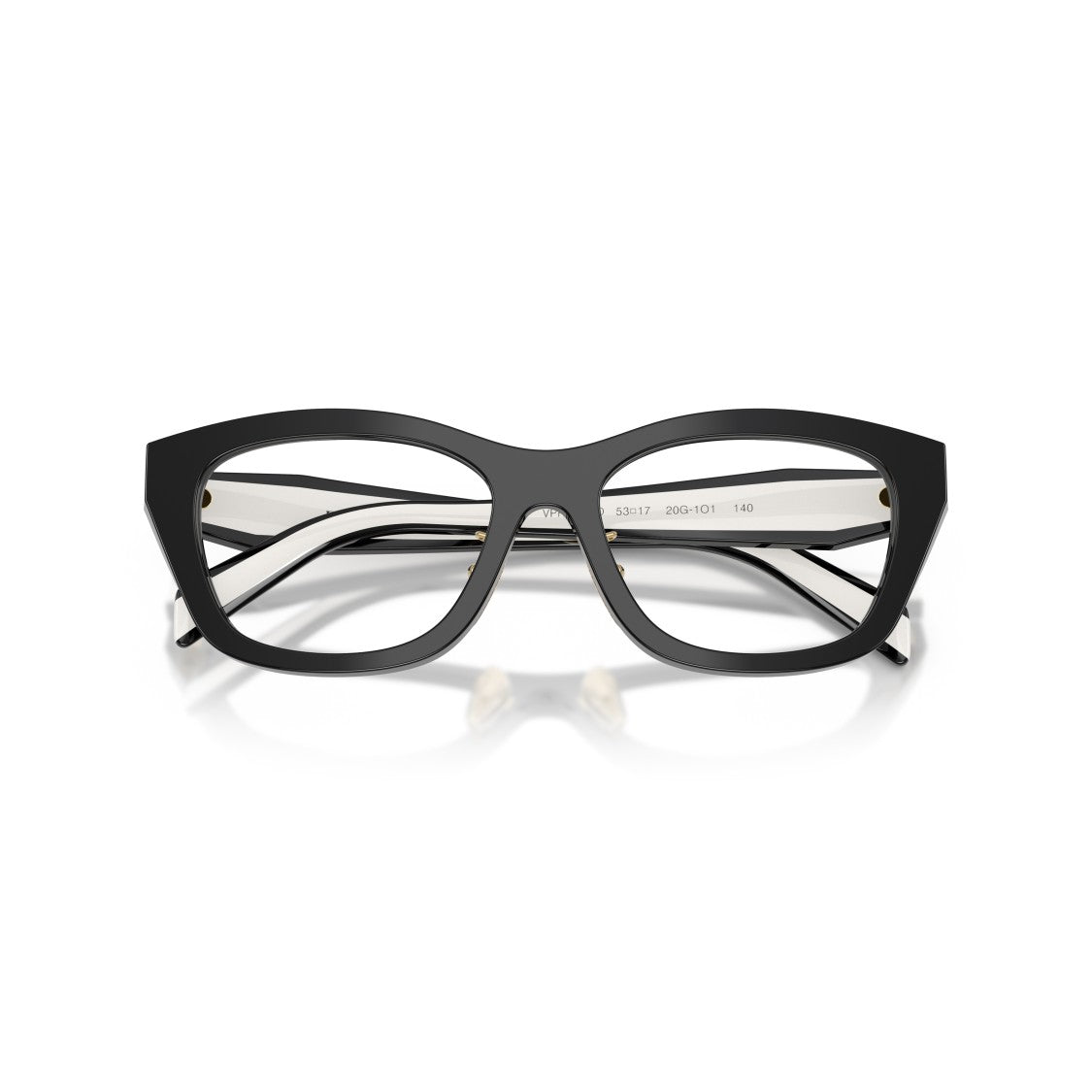 Prada 0Pr D11vd Angular Cat-Eye Acetate Eyeglasses