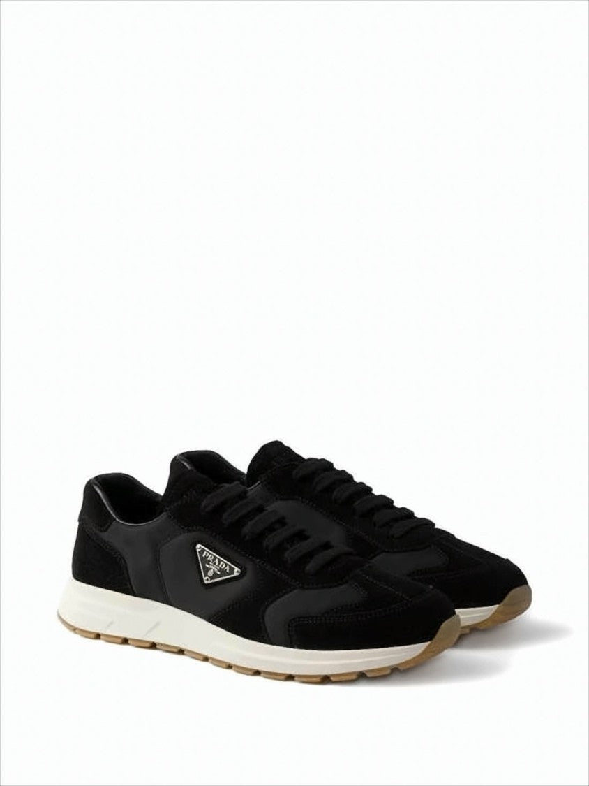 Prada Low-Top Sneakers With Contrasting Sole