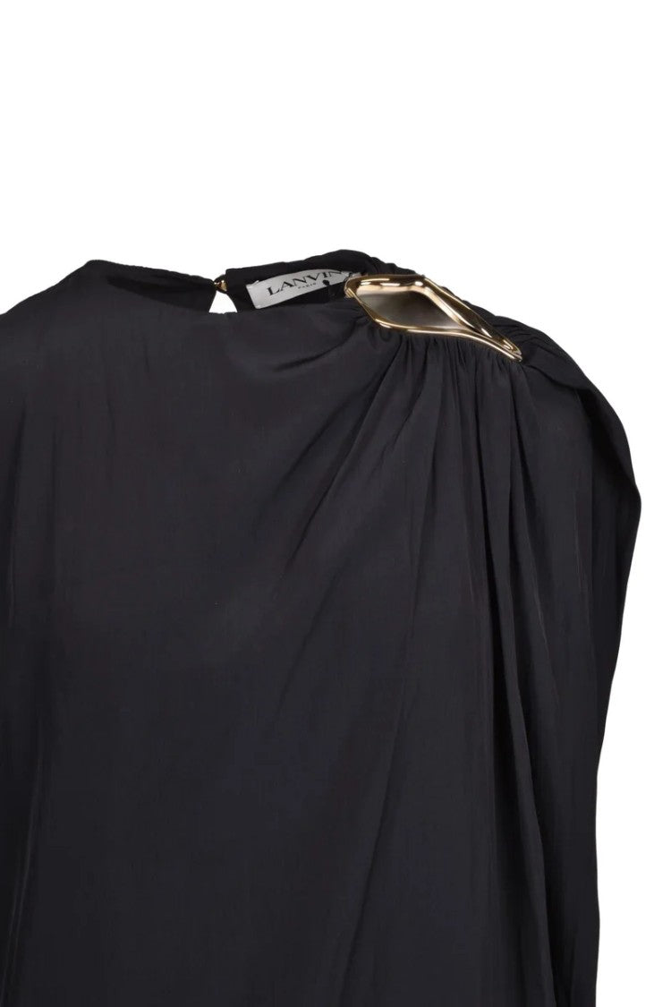 Lanvin Midi Dress - Black