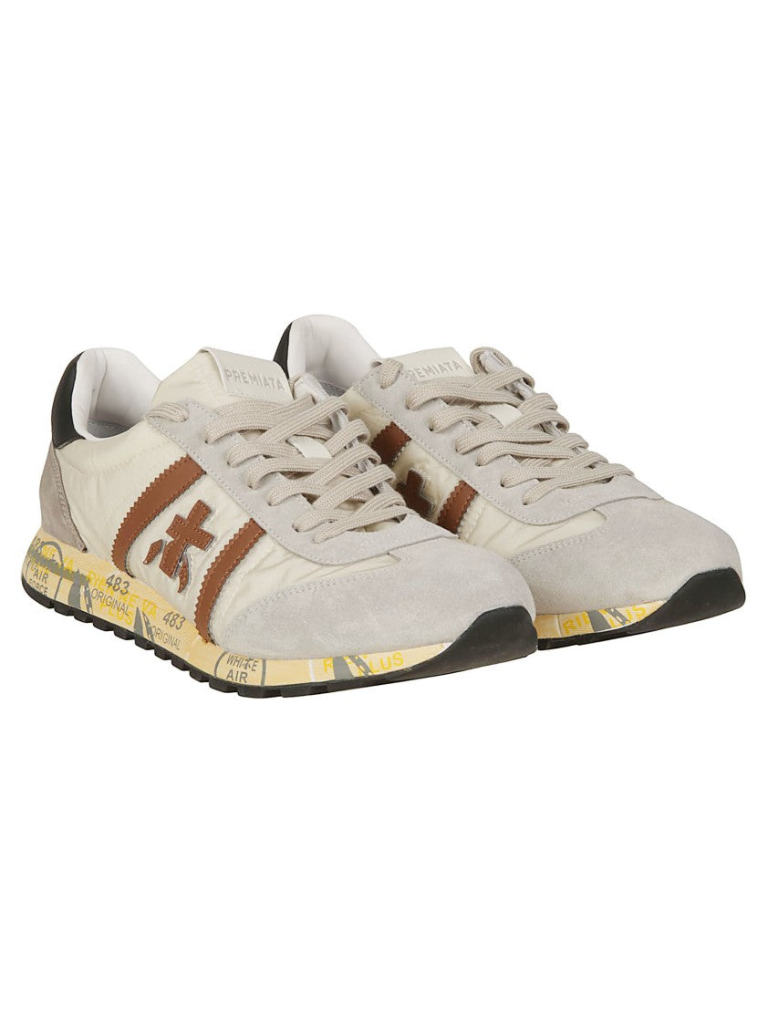 Premiata Beige Lucy Polyamide-Blend Sneakers