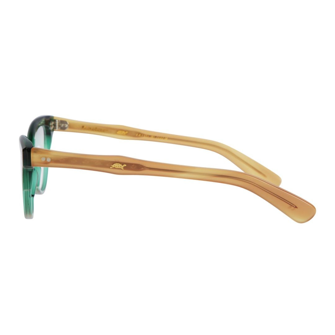 Kador Green Monya Translucent Cat-Eye Sunglasses