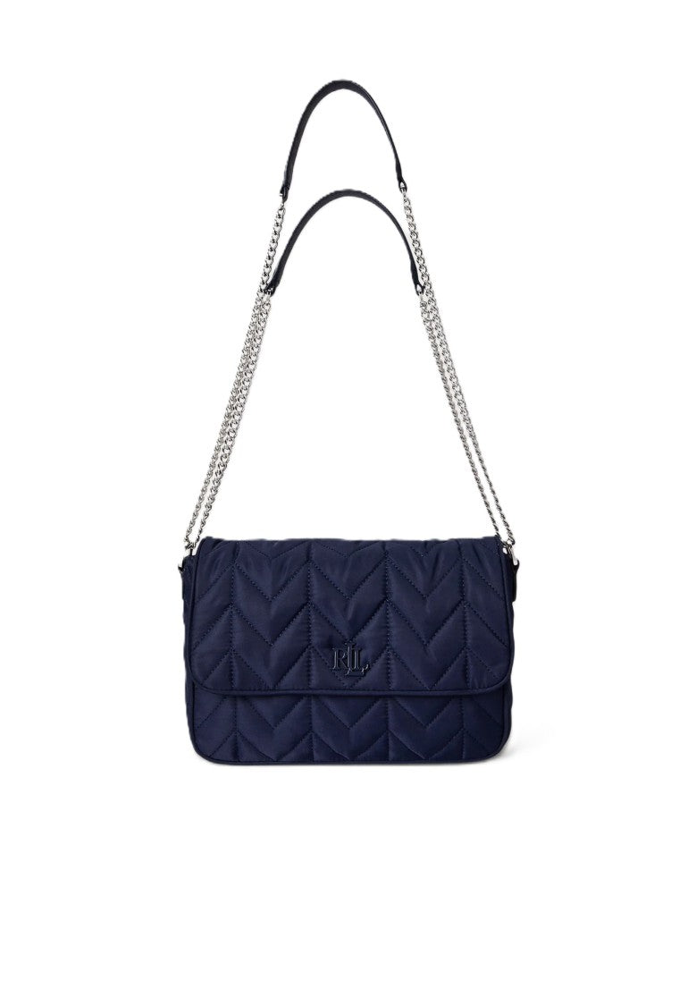 Lauren Ralph Lauren Navy Blue Stevie Recycled Shoulder Bag