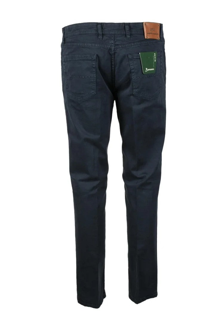 Bsettecento Blue Straight Stretch Jeans