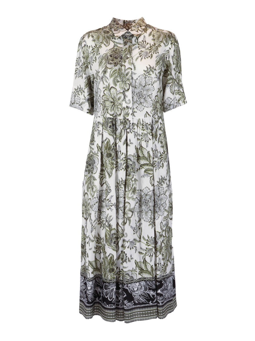 Fay Knee Length Floral Chemisier Day Dress