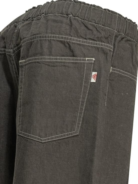 Danton Relaxed Fit Grey Denim Pants With Adjustable Waistband