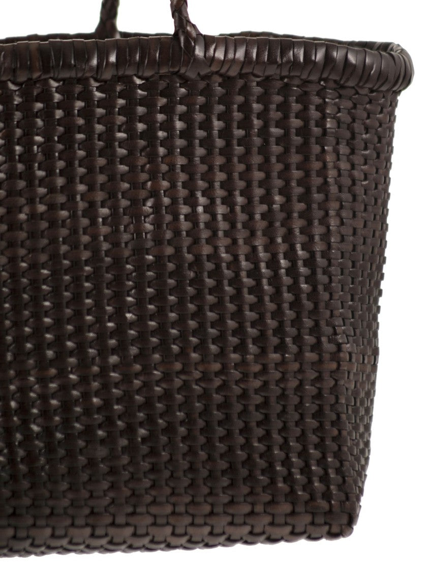 Dragon Weave - Braided Leather Bag S