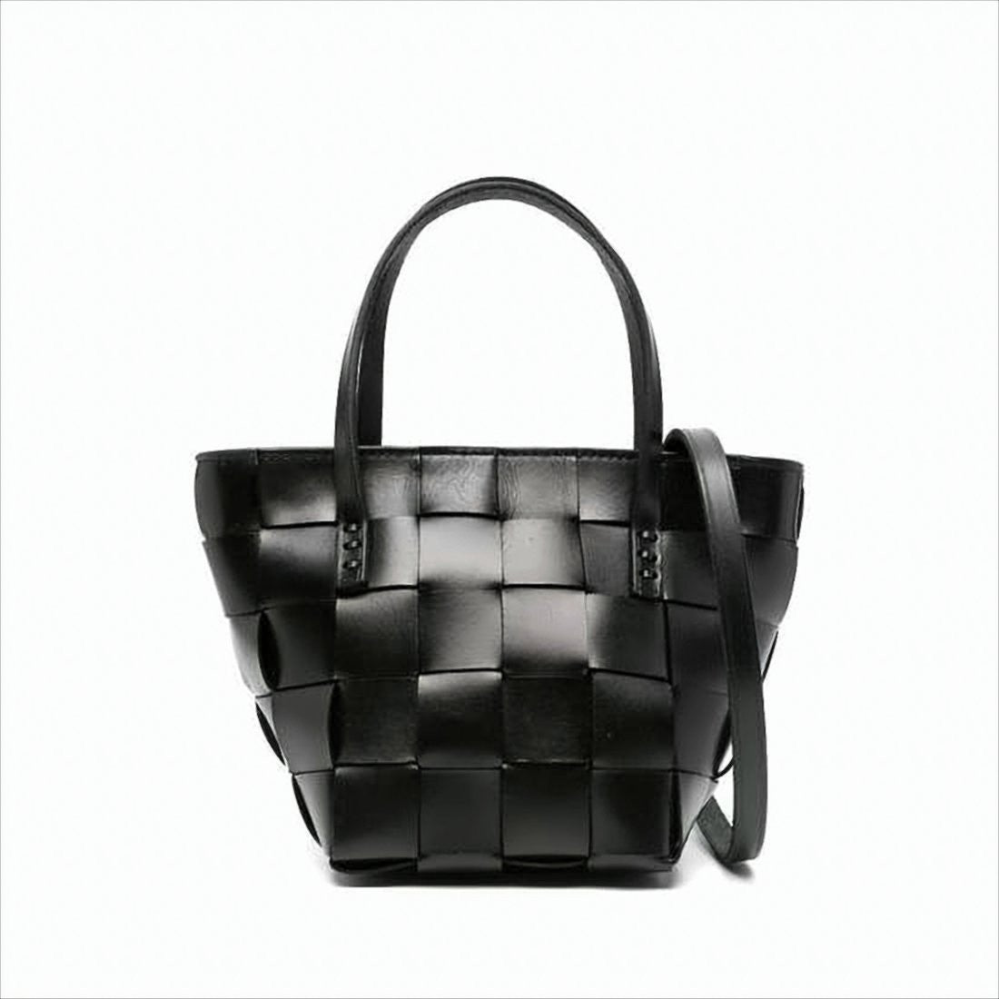 Dragon Diffusion Mini Woven Tote Bag In Buffalo Leather