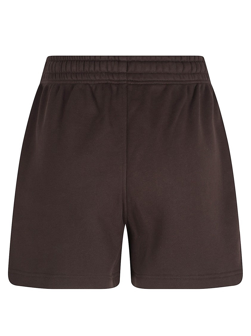 Maison Kitsuné Relaxed Fit Jogging Shorts With Drawstring Waist And Logo Patch