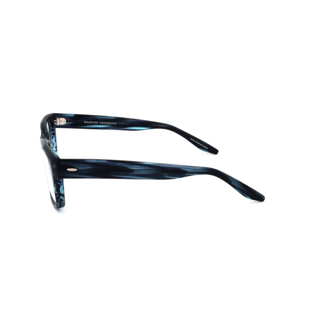 Barton Perreira Bp5080-F 551Nw Rectangular Frame Eyeglasses With Marbled Design
