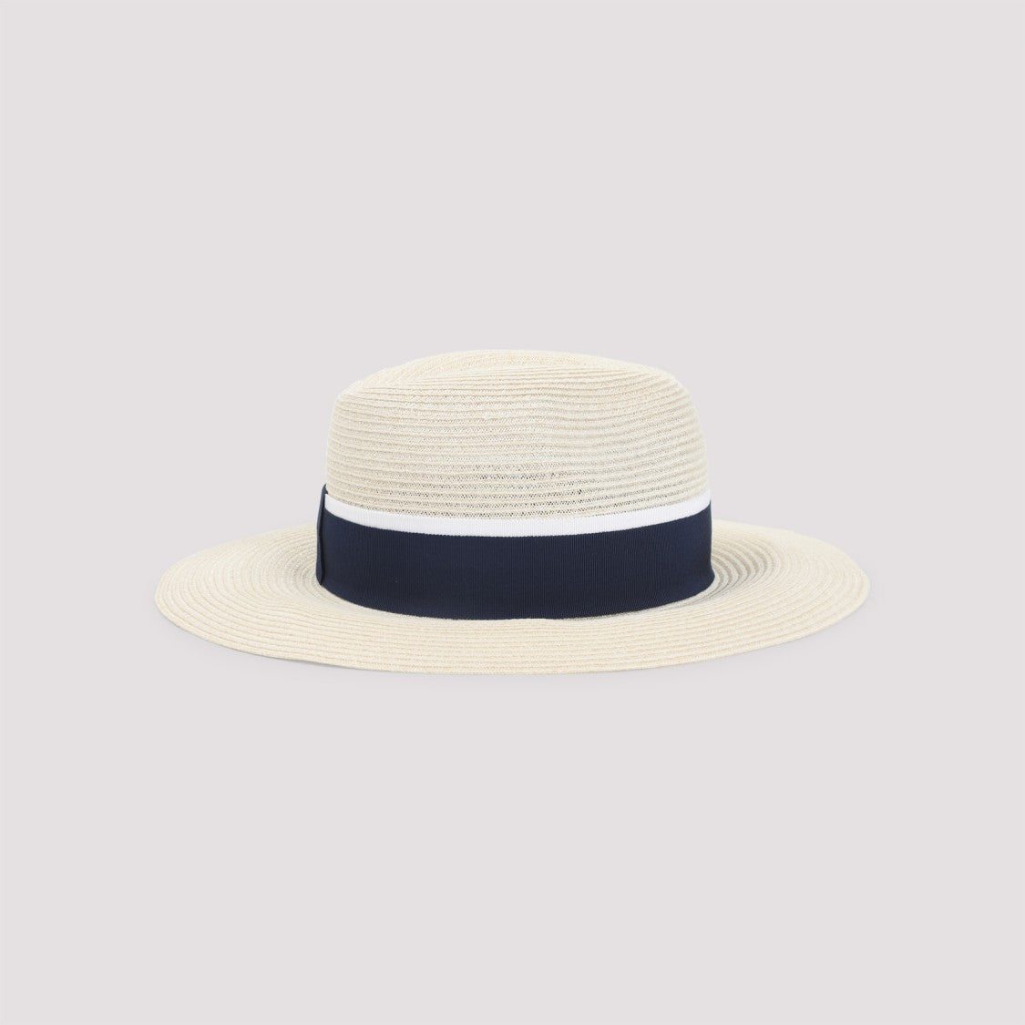 Maison Michel Wide-Brimmed Natural Hemp And Cotton Hat
