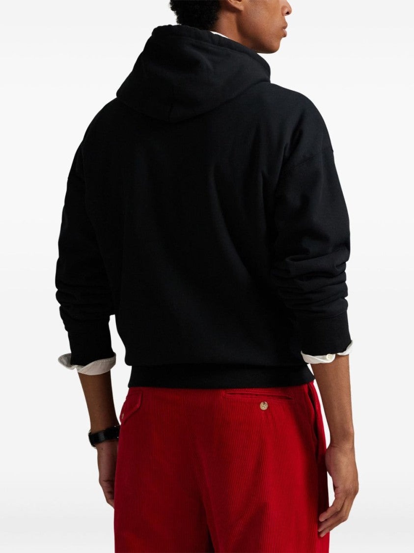 Polo Ralph Lauren Formal Suit Bears Graphic Black Hoodie