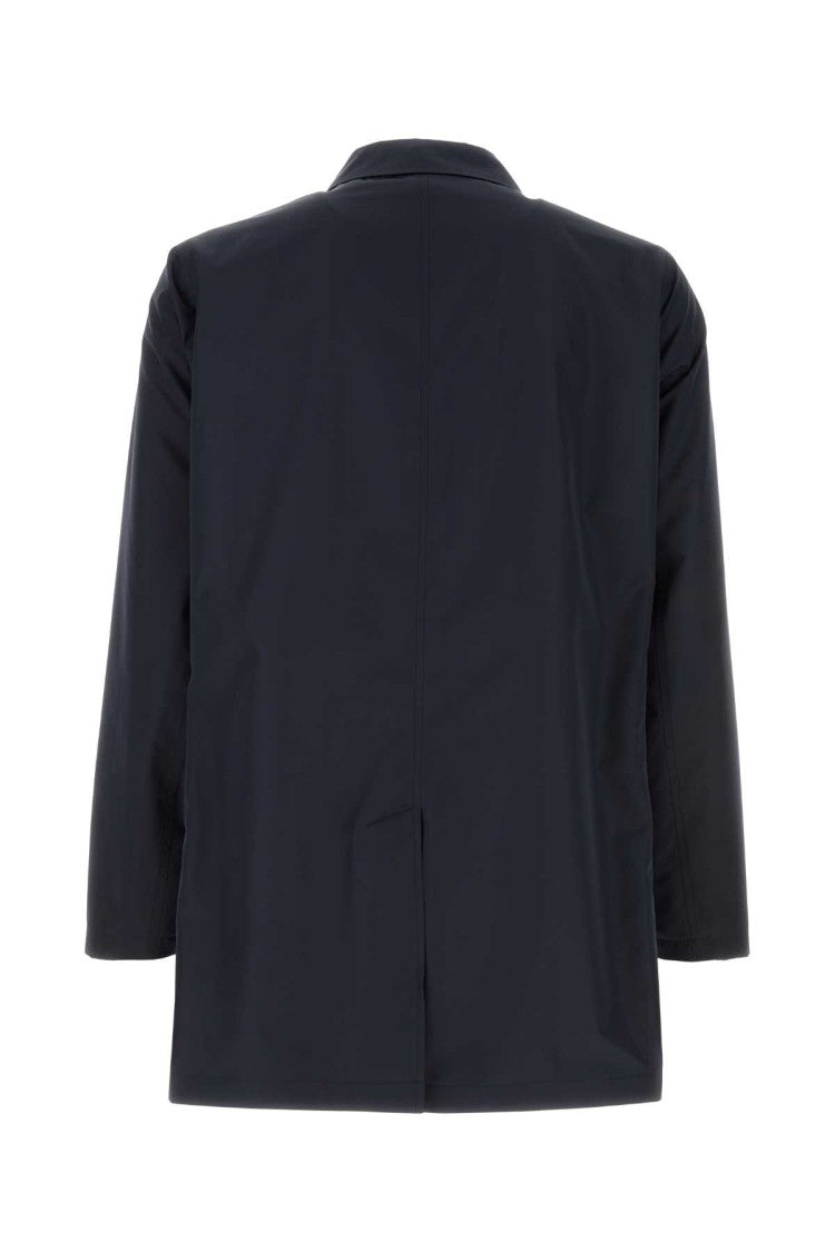 Herno Navy Blue Polyester Jacket