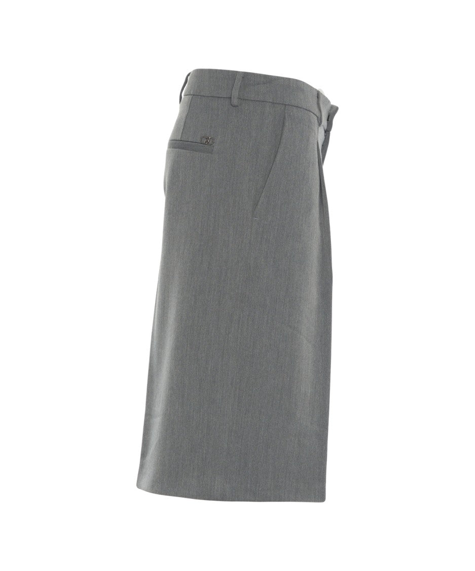 Liu Jo Tailored Bermuda Shorts With Pleated Front