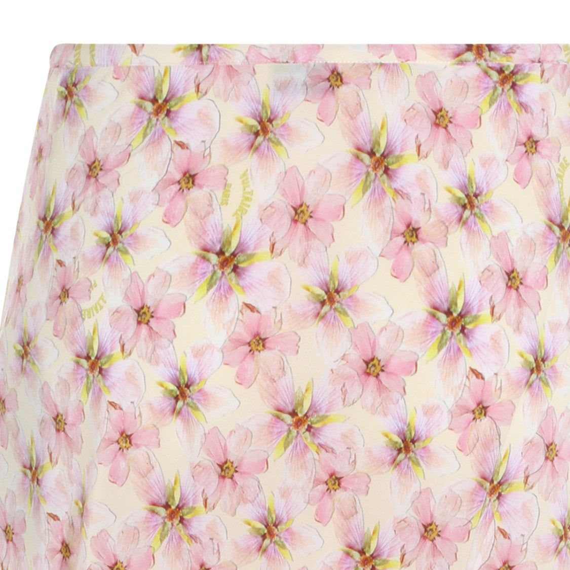 Zadig & Voltaire Midi-Length Floral Skirt With Translucent Fabric