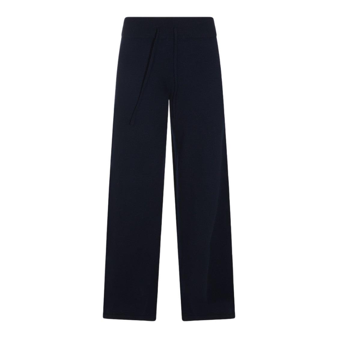 Lisa Yang Ribbed Waistband Drawstring Wide-Leg Pants