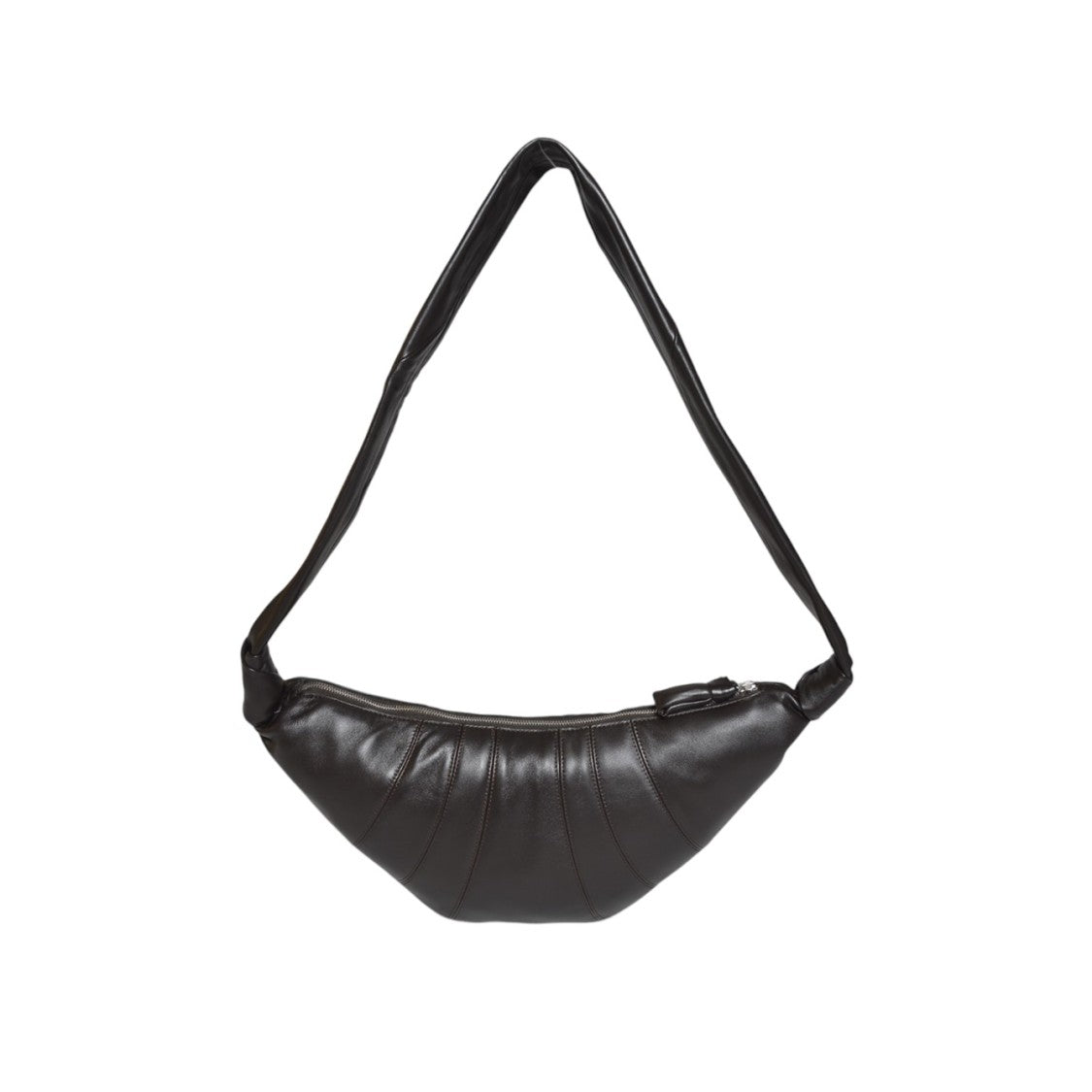 Lemaire Crescent-Shaped Smooth Leather Shoulder Bag
