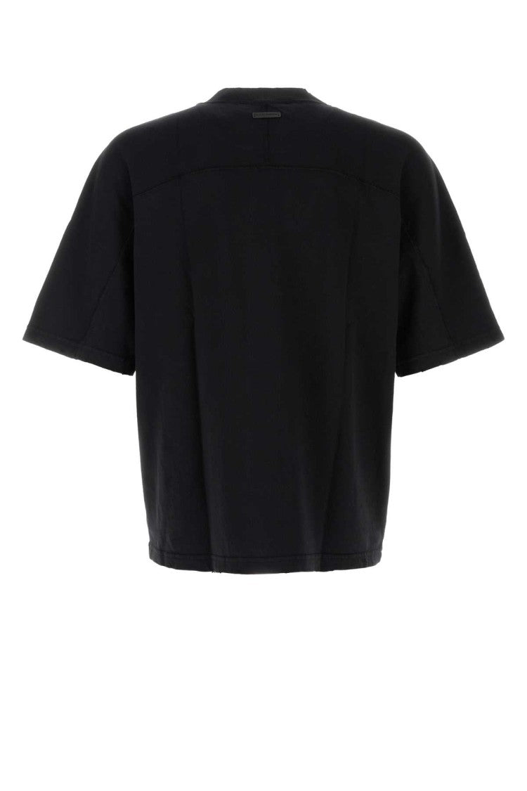 Dolce & Gabbana Black Cotton T-Shirt