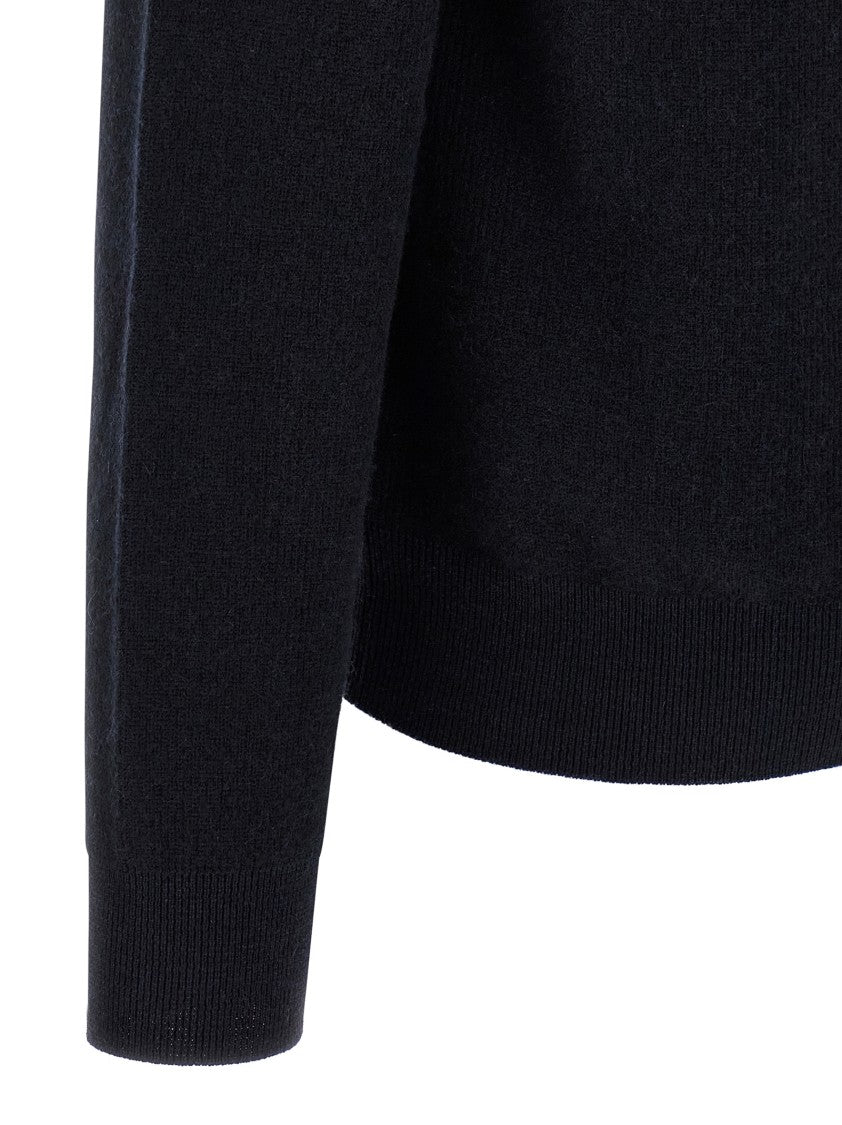 Brioni Shawl Collar Cashmere And Wool Blend Cardigan