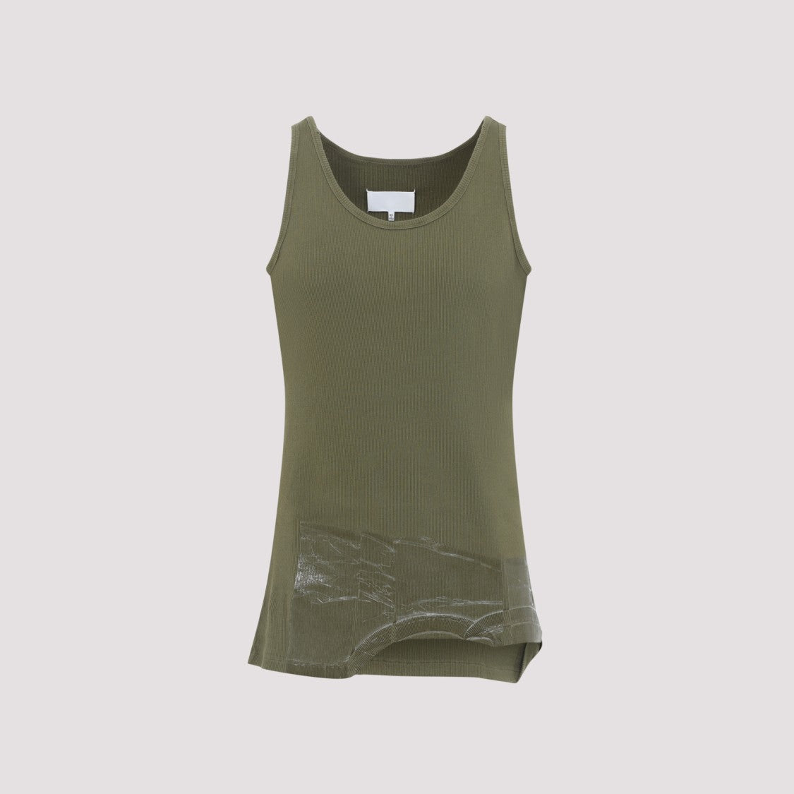 Maison Margiela Sleeveless Cotton Tank Top