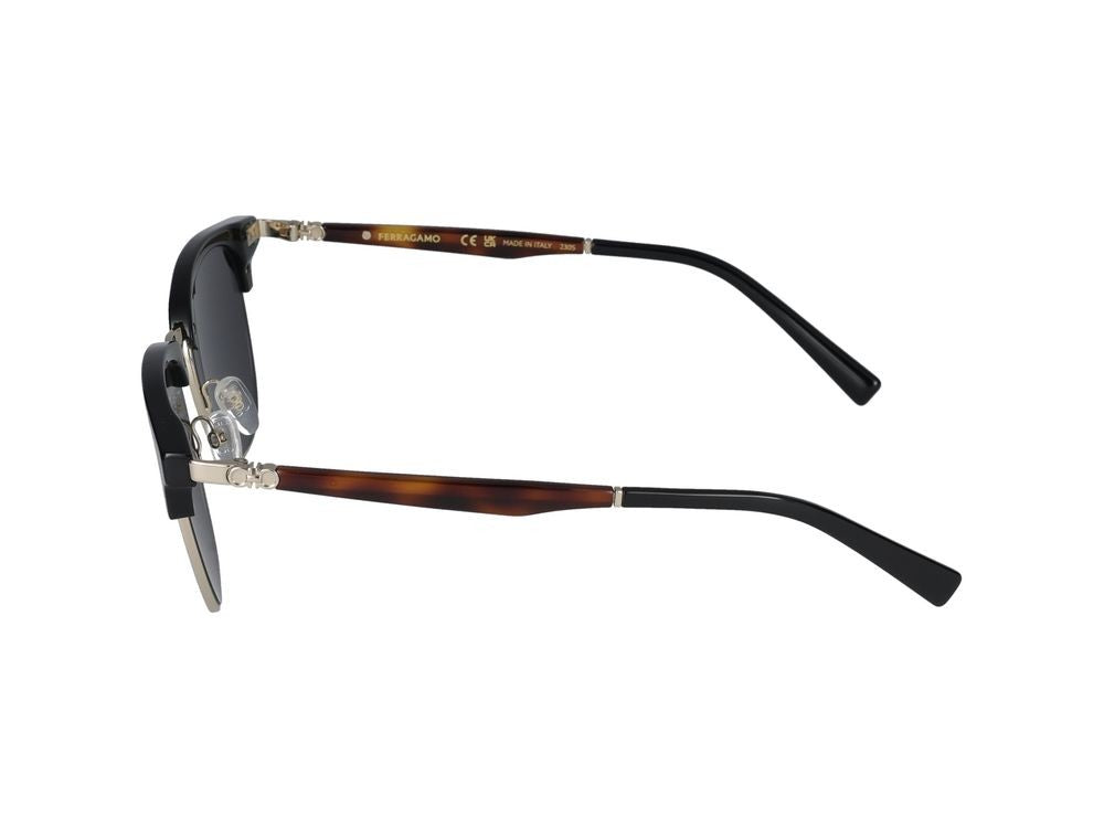 Salvatore Ferragamo Sunglasses Sf307s 011 Black/Gold 53/20/145