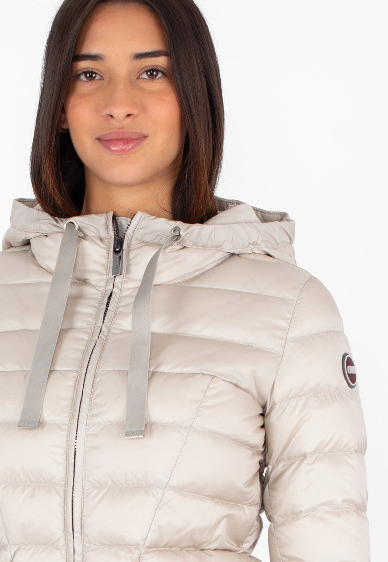 Colmar Originals Fitted Black Jacket With High Collar And Zipper Closure