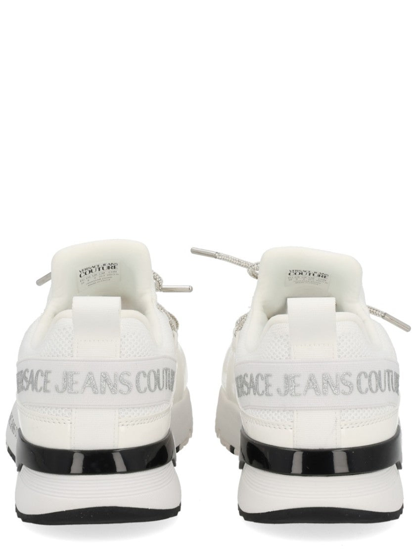 Versace Jeans Couture White Sneakers With Chunky Sole