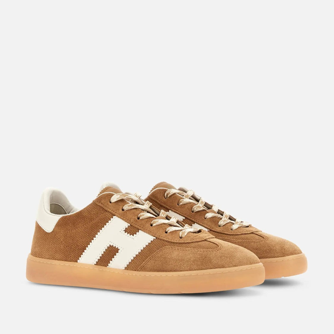 Hogan Cool Lace-Up Sneakers In Calfskin