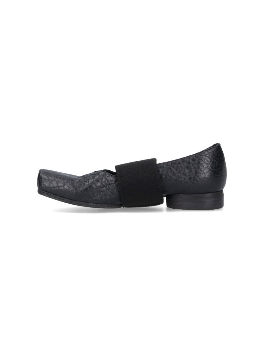 Uma Wang Heeled Ballerinas – Black