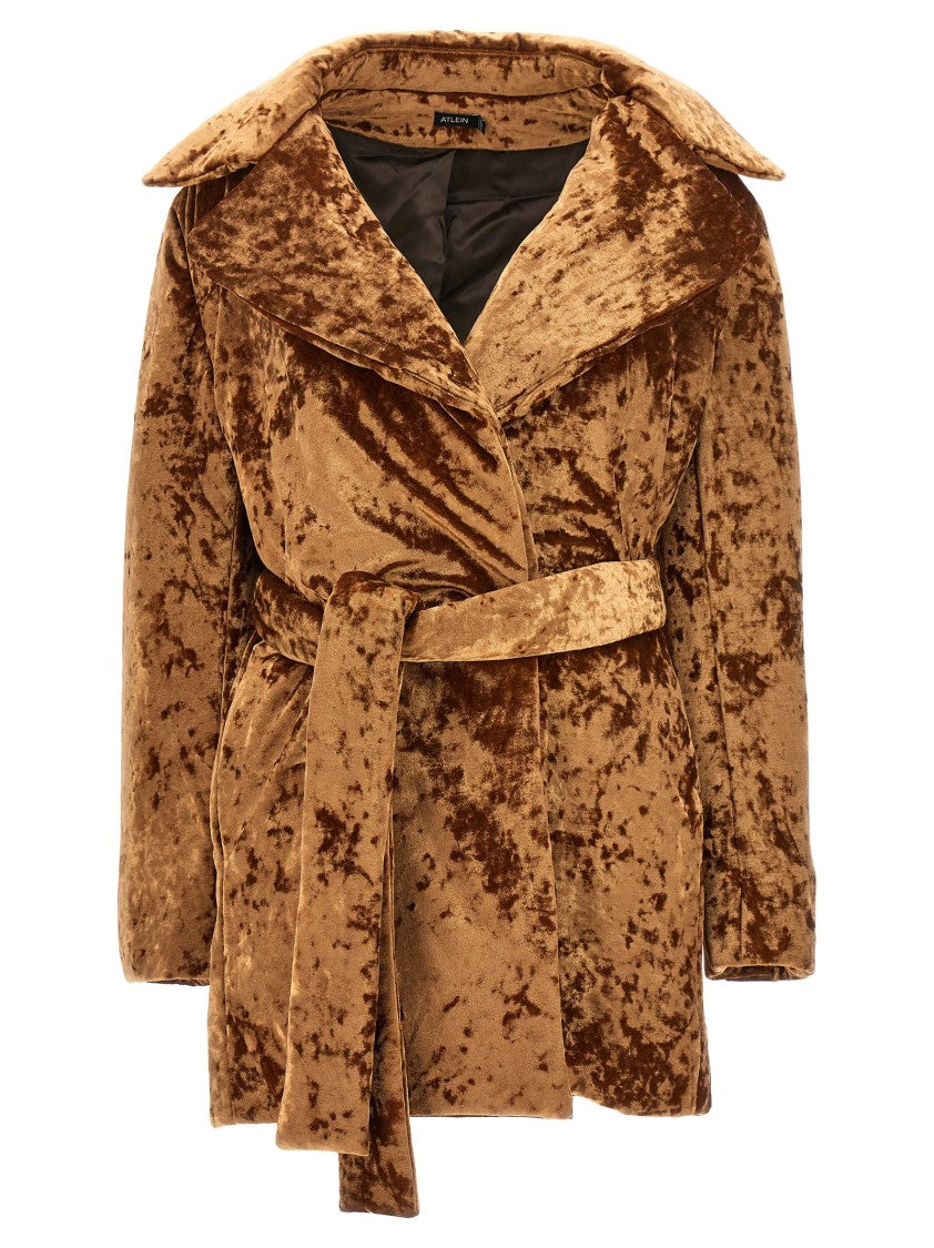 Atlein Crushed Velvet' Coat