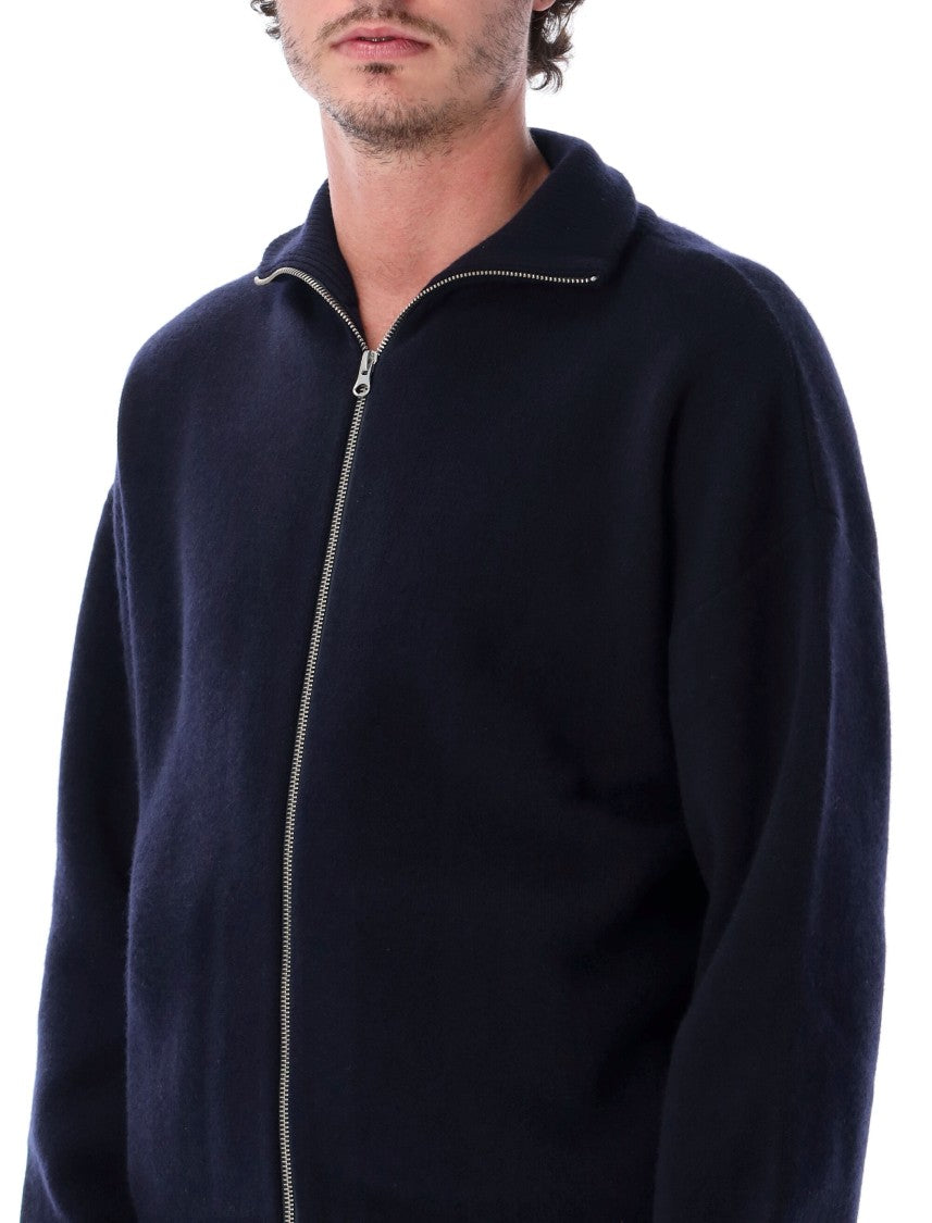 Extreme Cashmere Xtra Out Heavy Zip-Up Cardigan