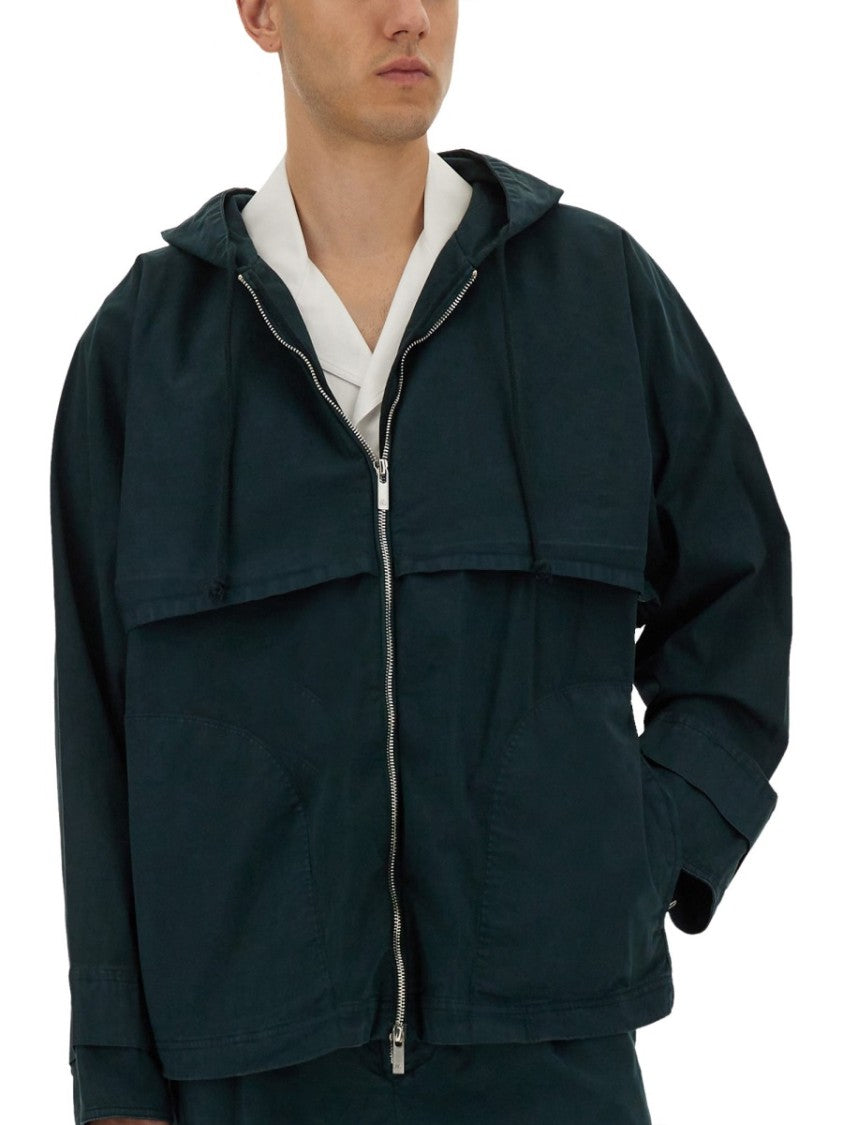 Helmut Lang Layered Design Hooded Windbreaker