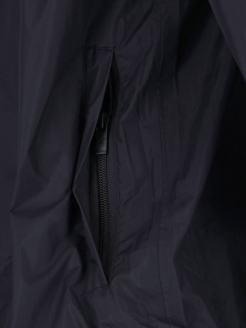Comme Des Garçons Black Hooded Zippered Jacket
