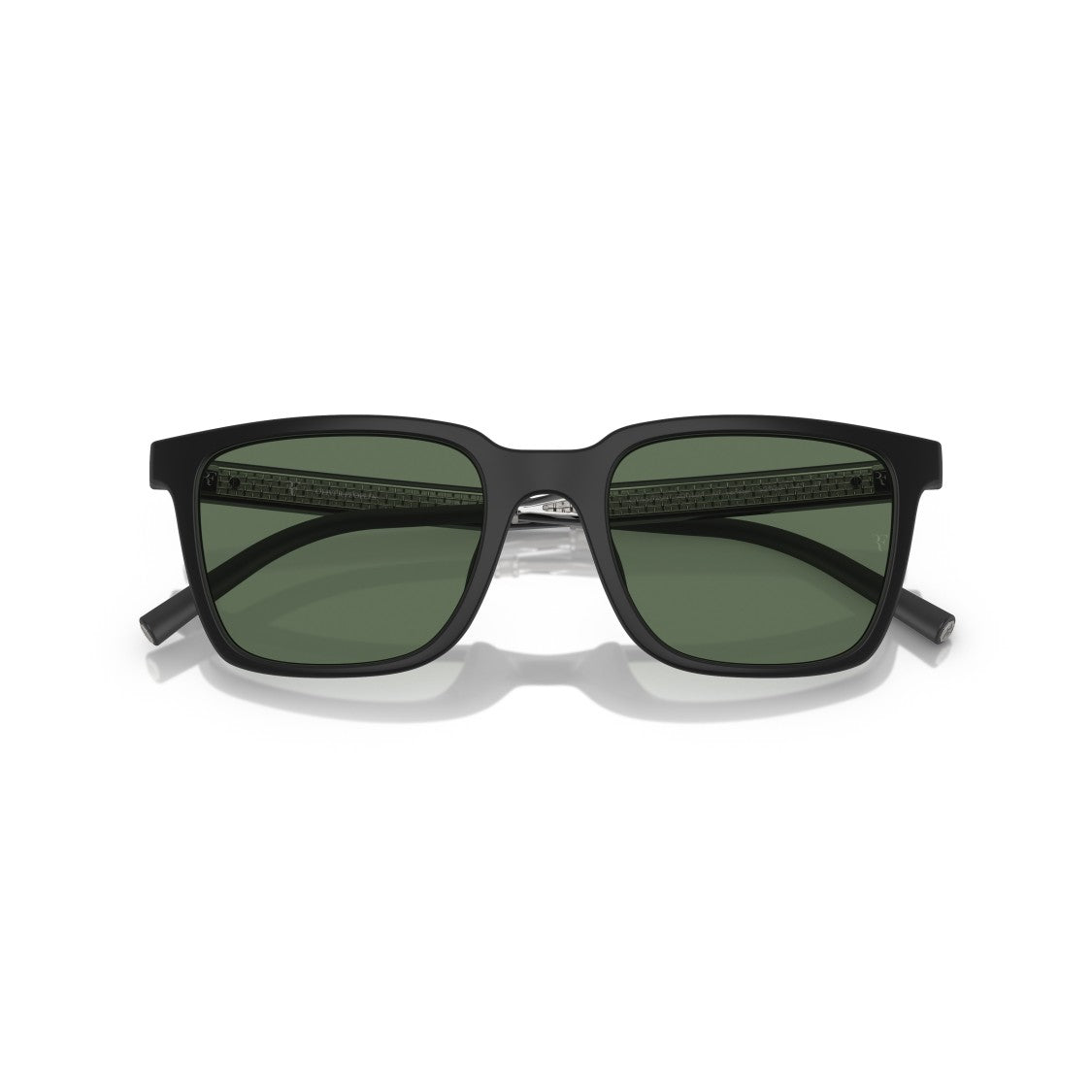 Oliver Peoples 0Ov5553su Bold Rectangular Frame Sunglasses With Dark Green Lenses